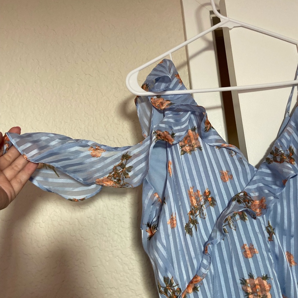 Astr the Label Floral Wrap Dress
